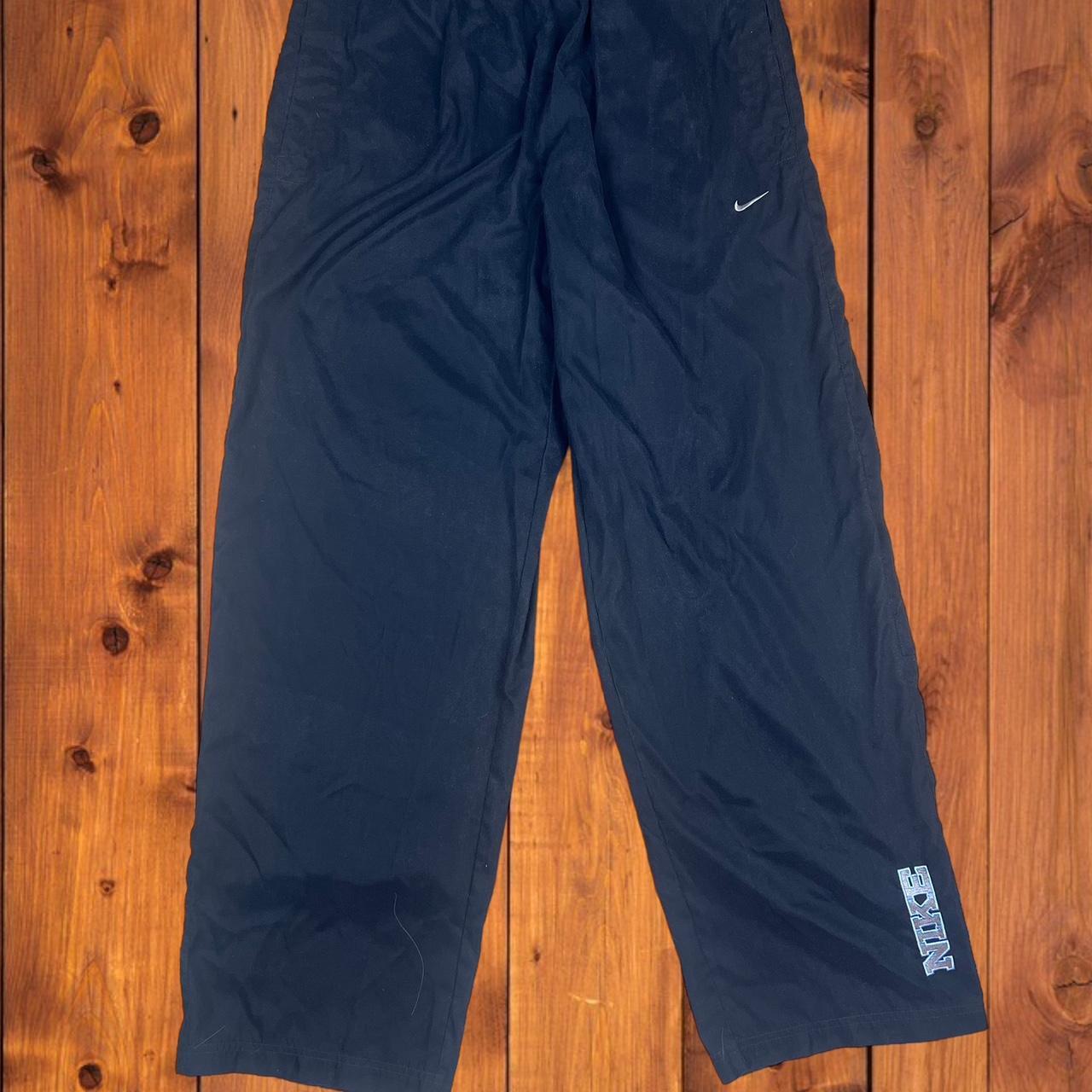 Nike Sweatpants Mens XL Windbreaker Zip Leg Vintage... Depop