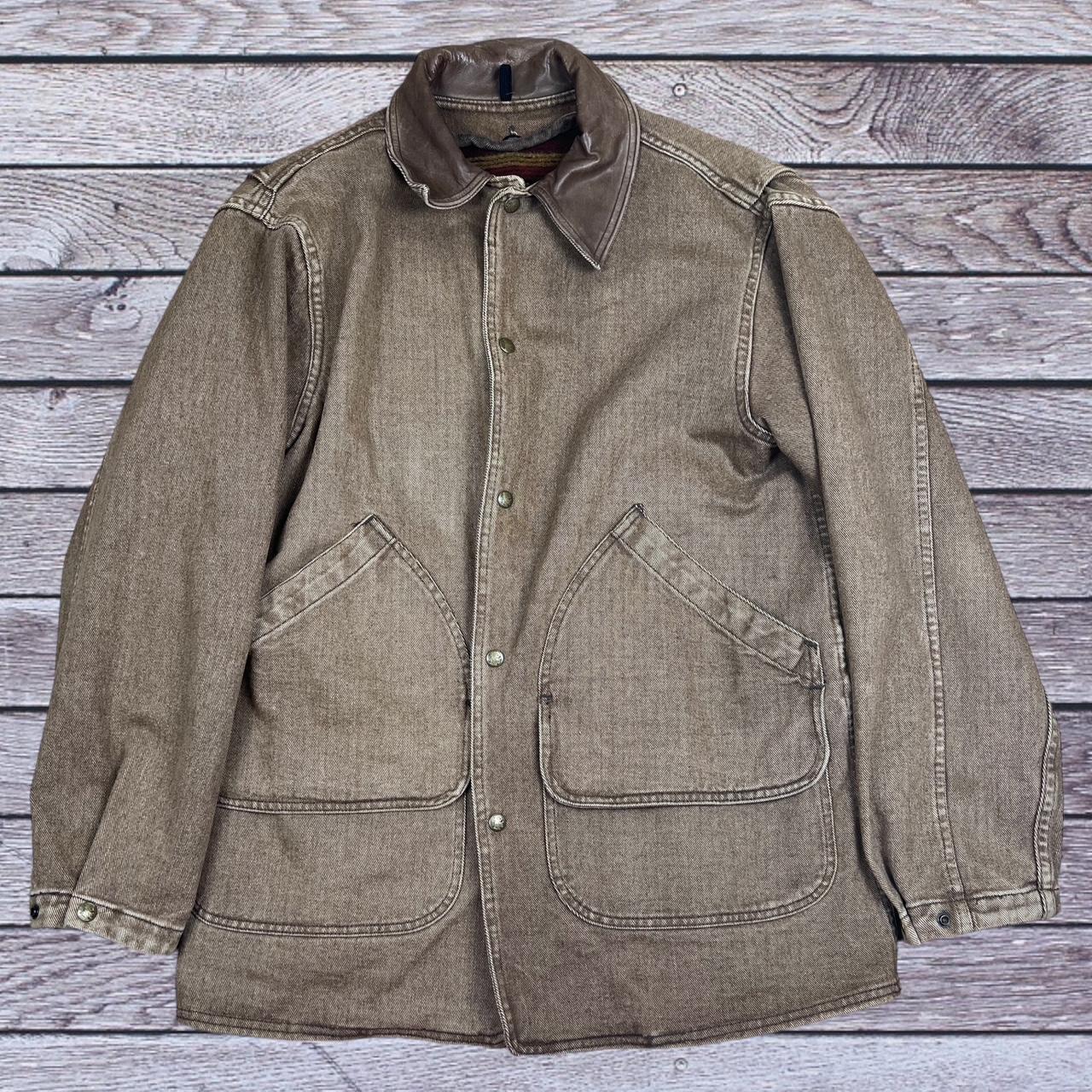 Vtg WOOLRICH Chore Coat 15186 Aztec Wool Lined... - Depop