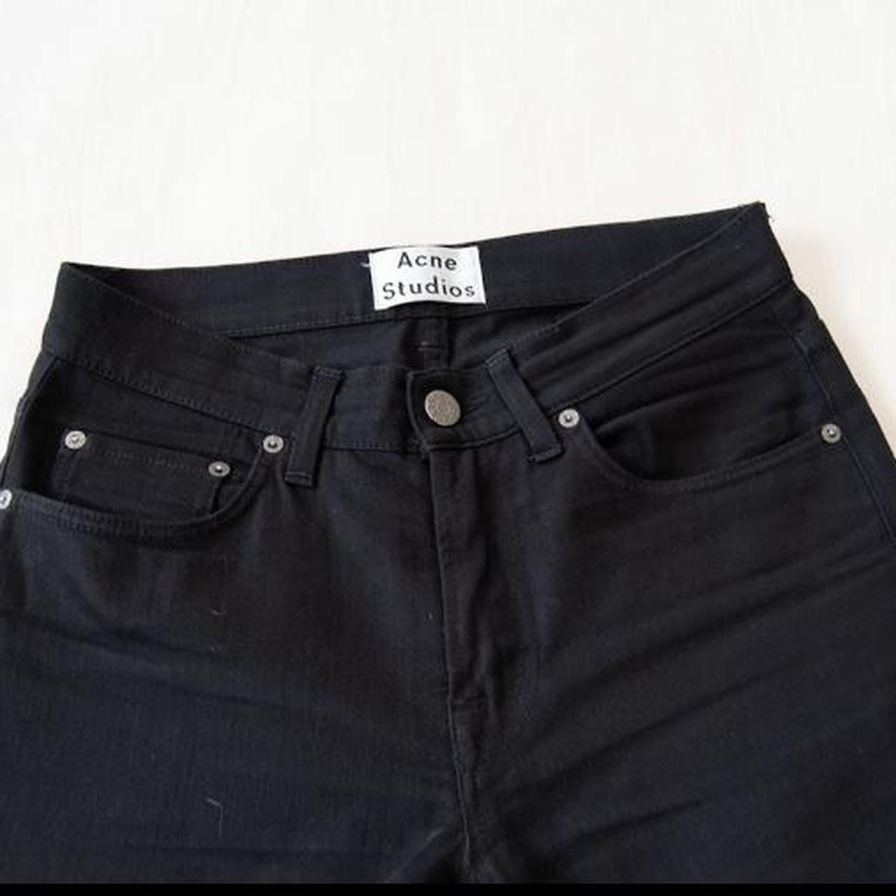 Acne Studios Ace Stay Cash Black Slim Jeans slim fit... - Depop