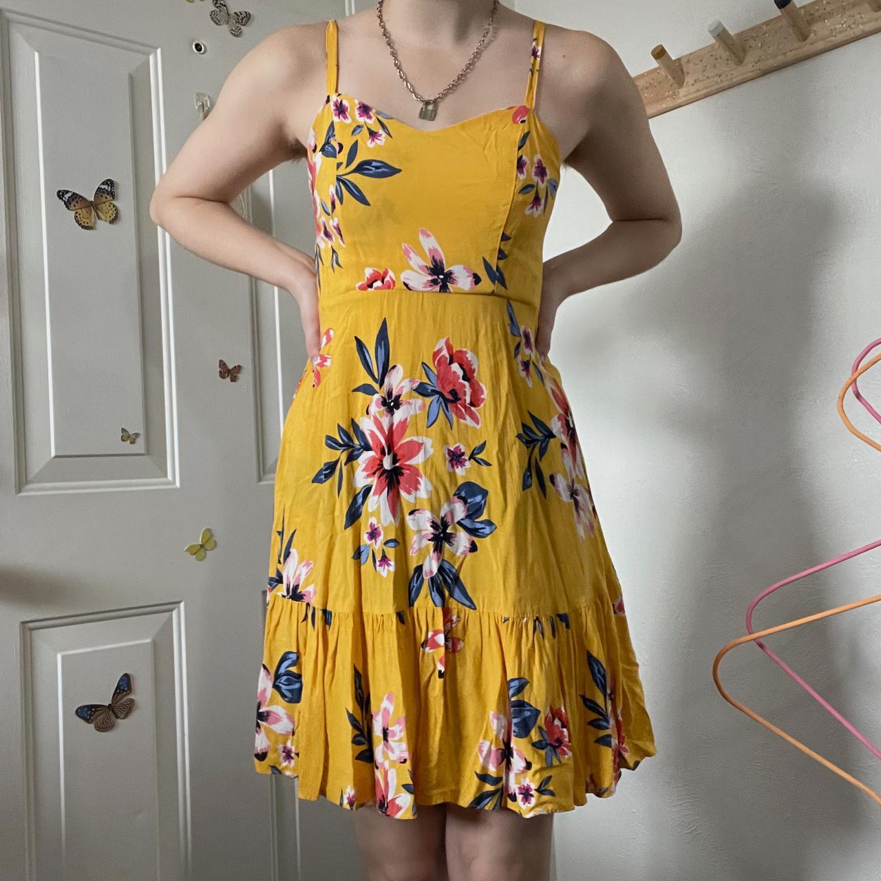 Old navy hot sale mustard dress