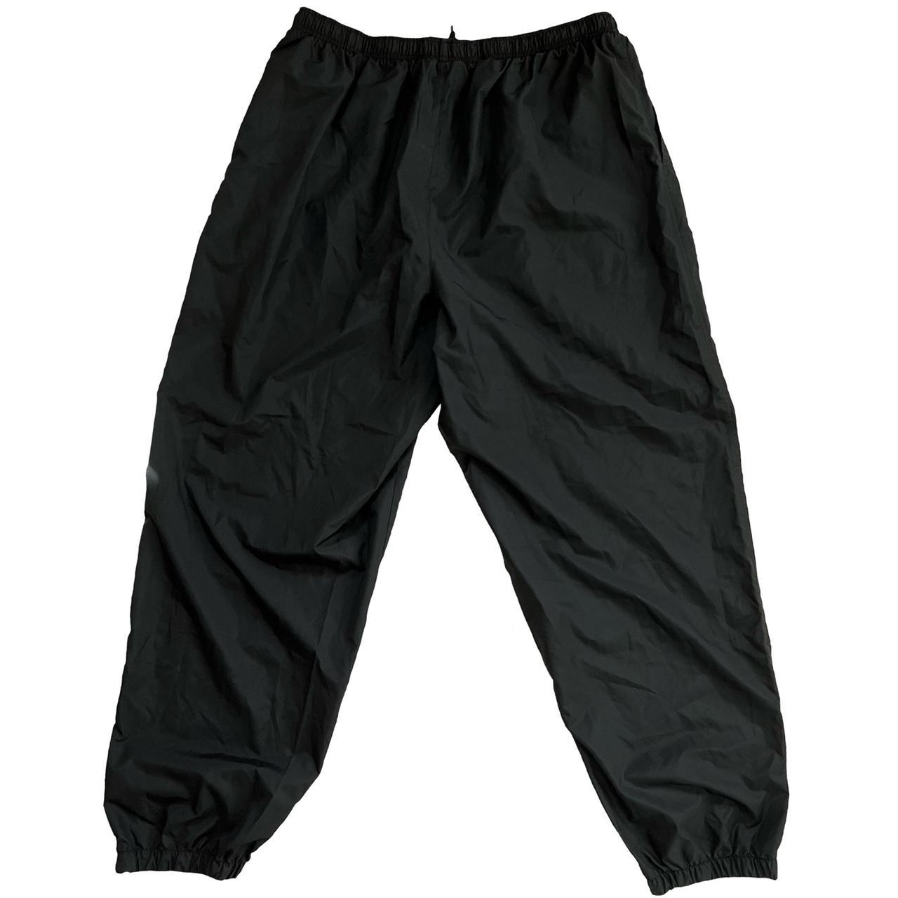 BLACK PARACHUTE PANTS These are amazing black... - Depop
