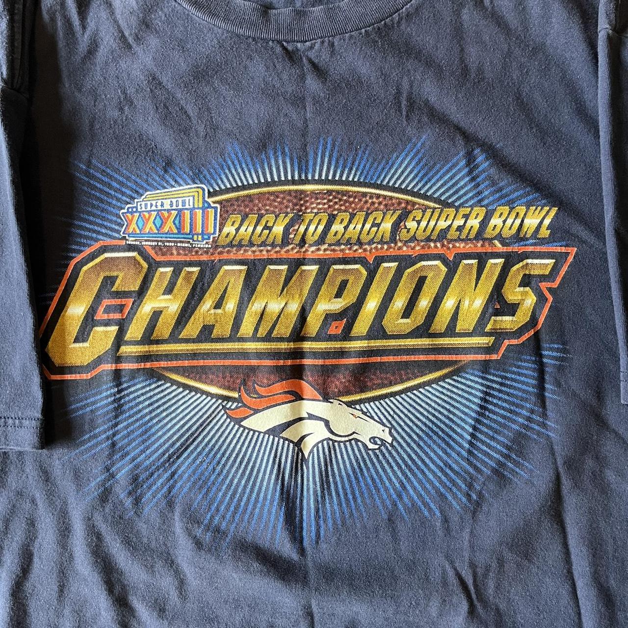 90s Denver Broncos Super Bowl Champions 1999 t-shirt Extra Large