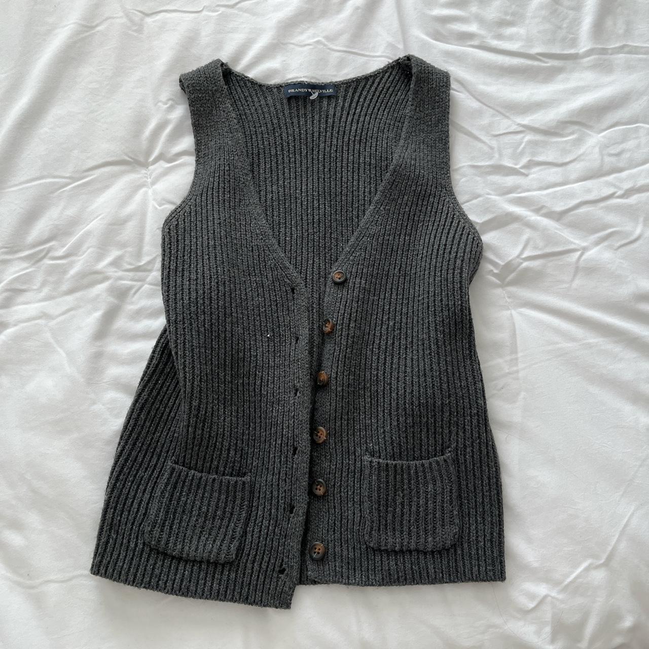 brandy melville knitted vest brand new *selling... - Depop