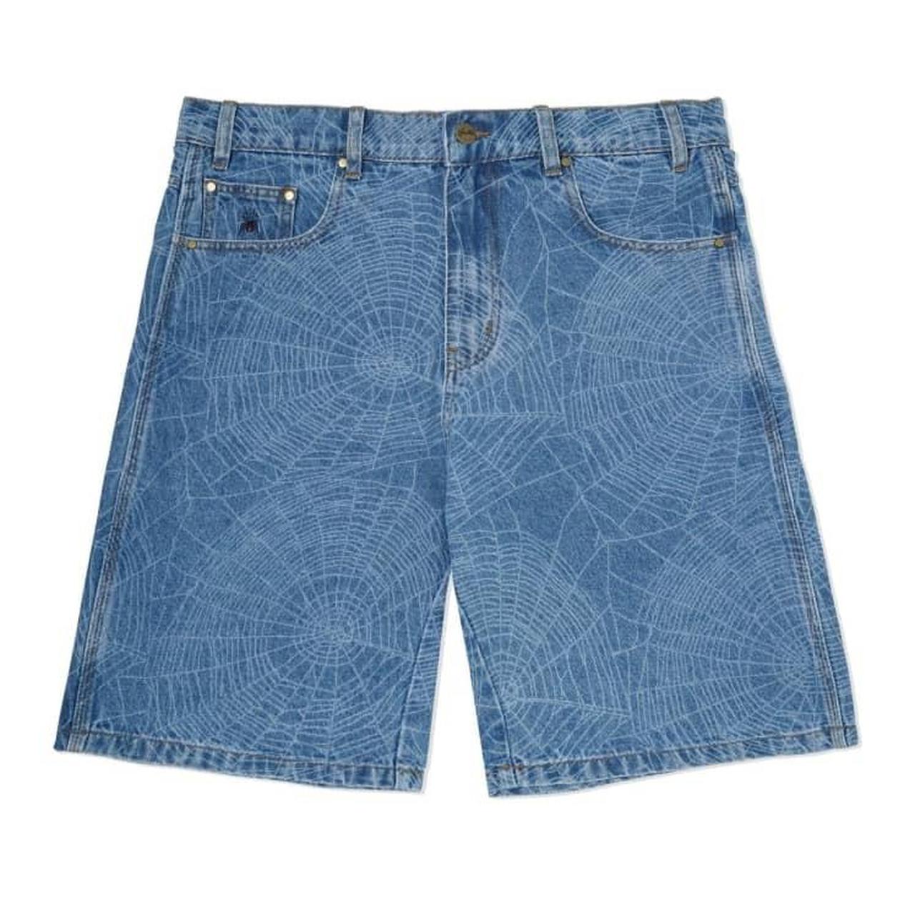 Butter Goods Men's Blue and White Shorts Depop