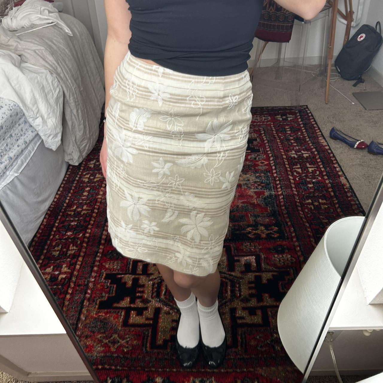 Talbots Women's Skirt - Cream/White - 24 – Cream,… - image 1