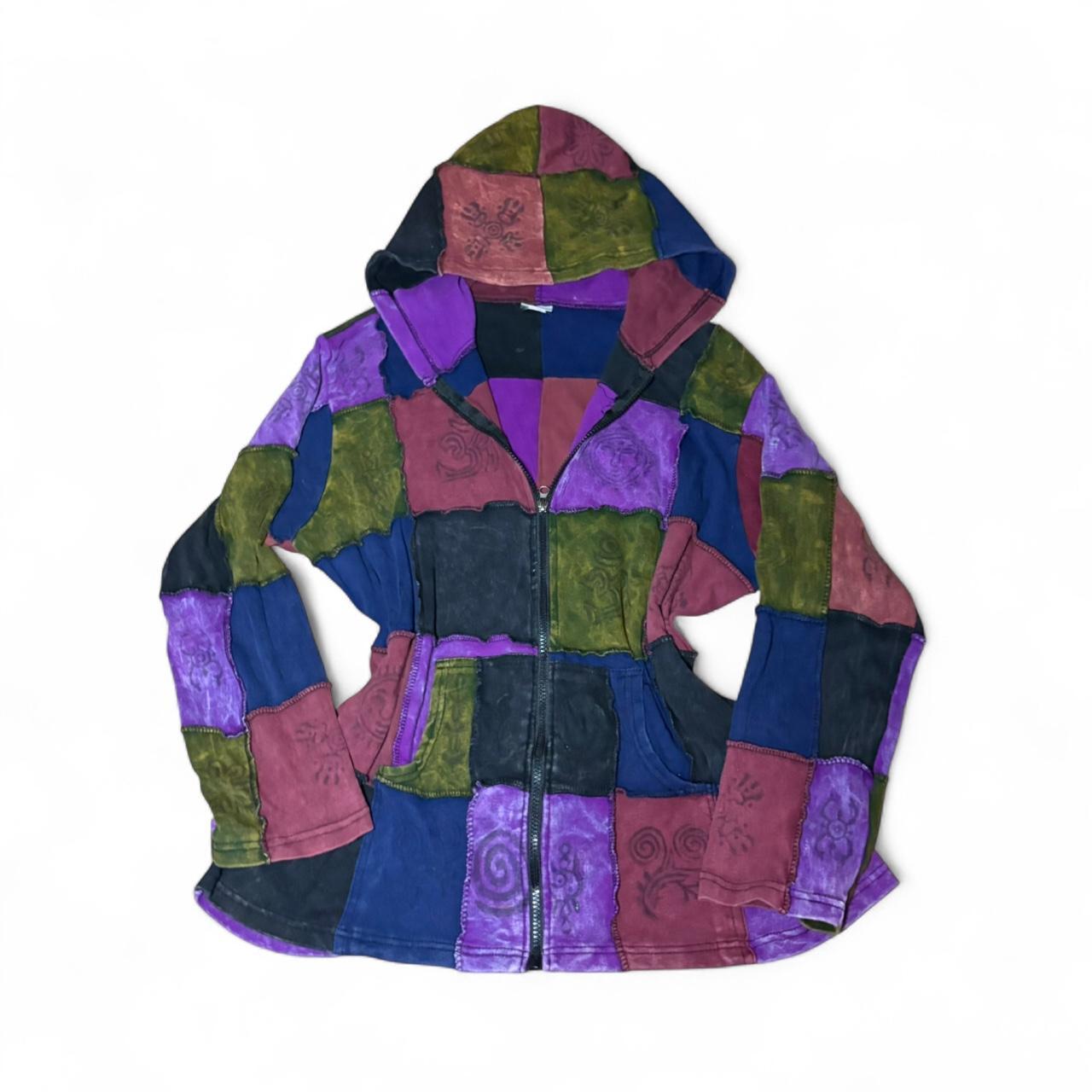 Women's Jacket - Multi - M – insane patchwork gru… - image 1