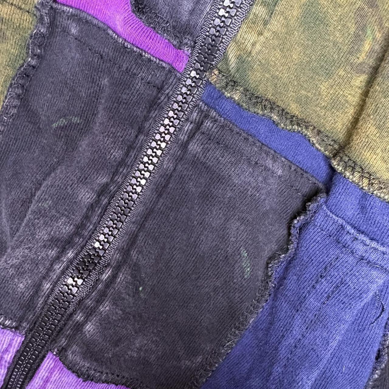 Women's Jacket - Multi - M – insane patchwork gru… - image 4