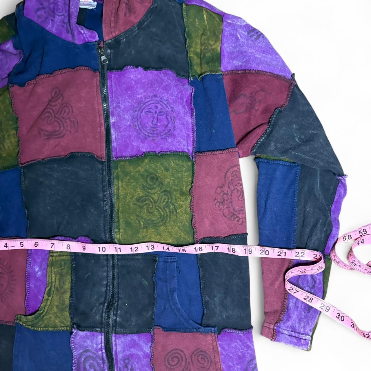 Women's Jacket - Multi - M – insane patchwork gru… - image 3