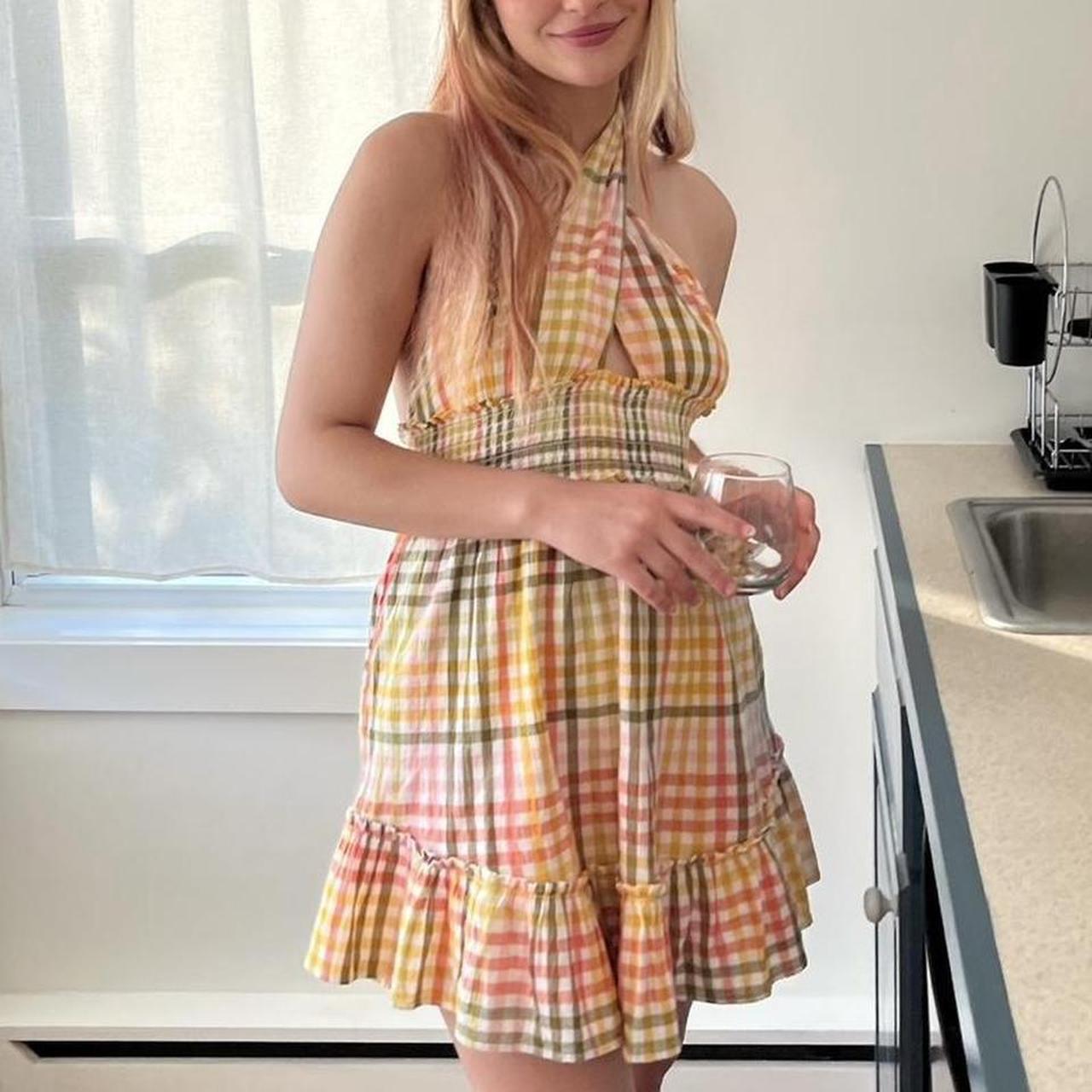 Aerie fashion gingham dress