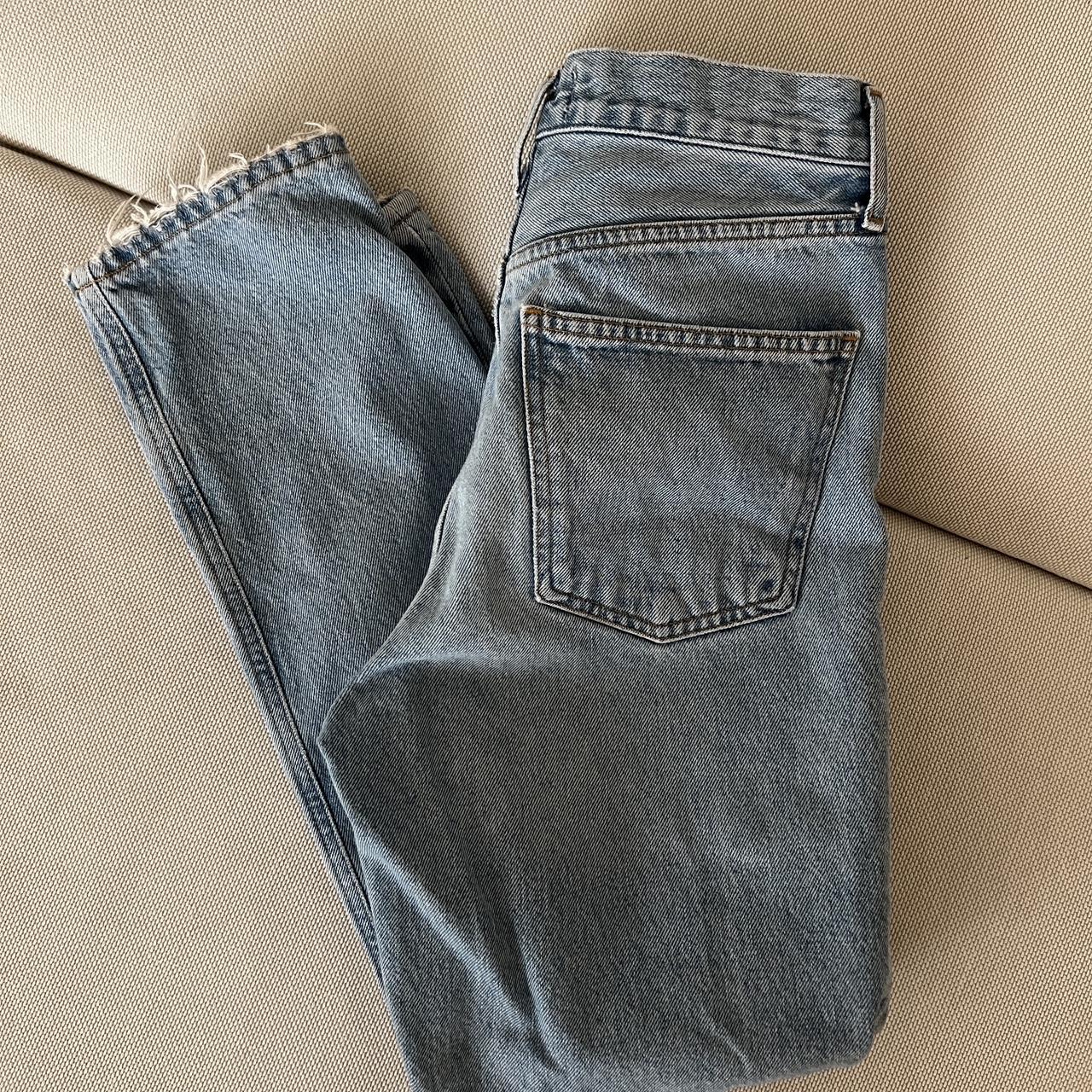 AGOLDE light wash straight leg jeans, Originally...