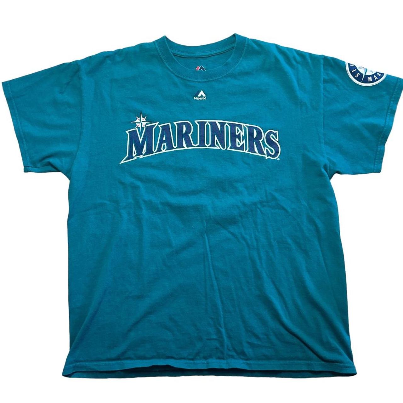 Vintage Edgar Martinez Seattle Mariners T Shirt XL MLB Graphic Rare Made In store USA