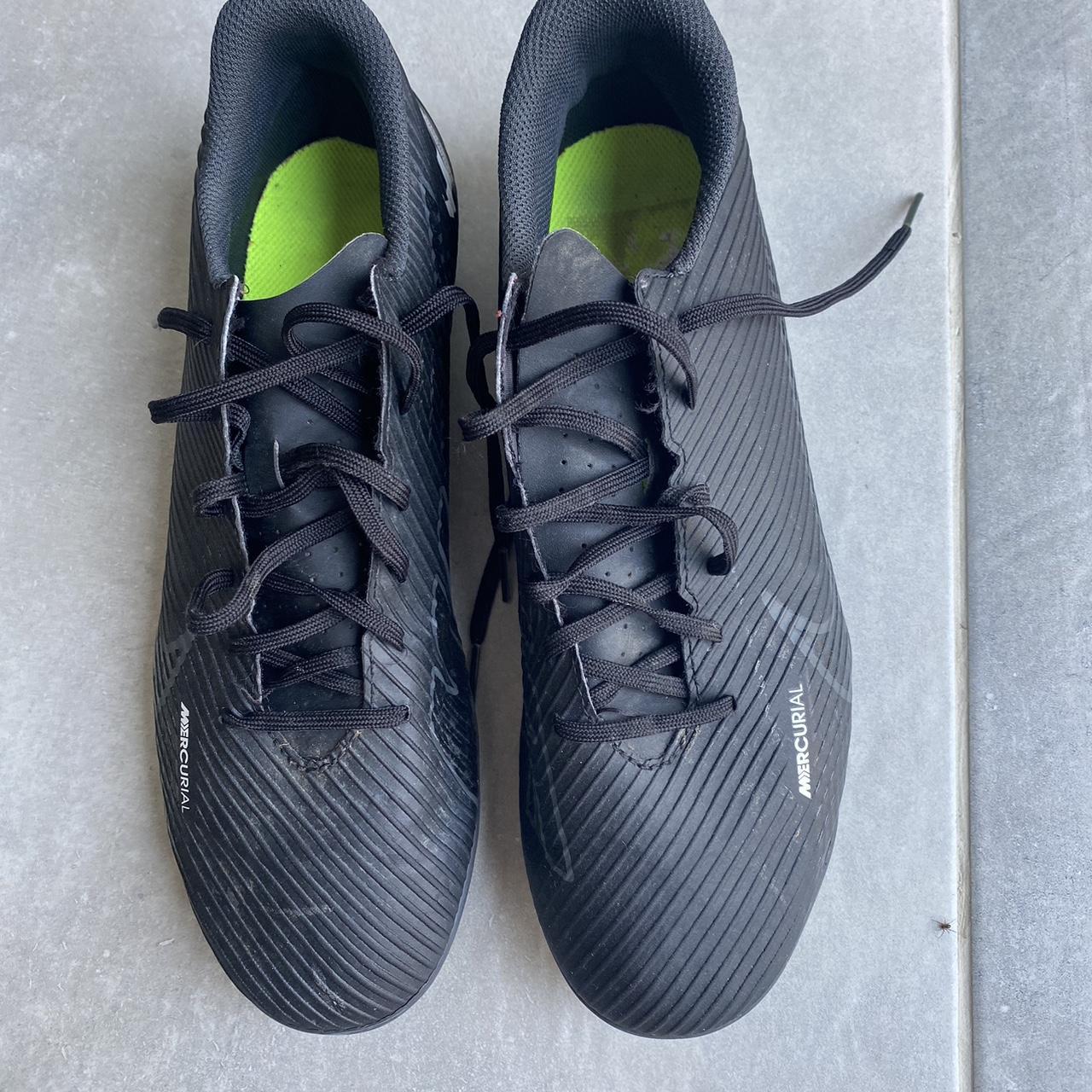 Nike Mercurial black football boots Size UK... - Depop