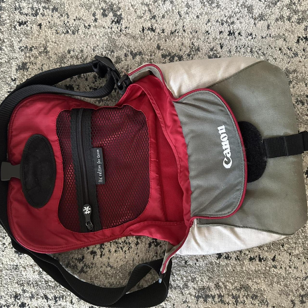 Vintage Ltd edition Crumpler canon canvas bag... Depop