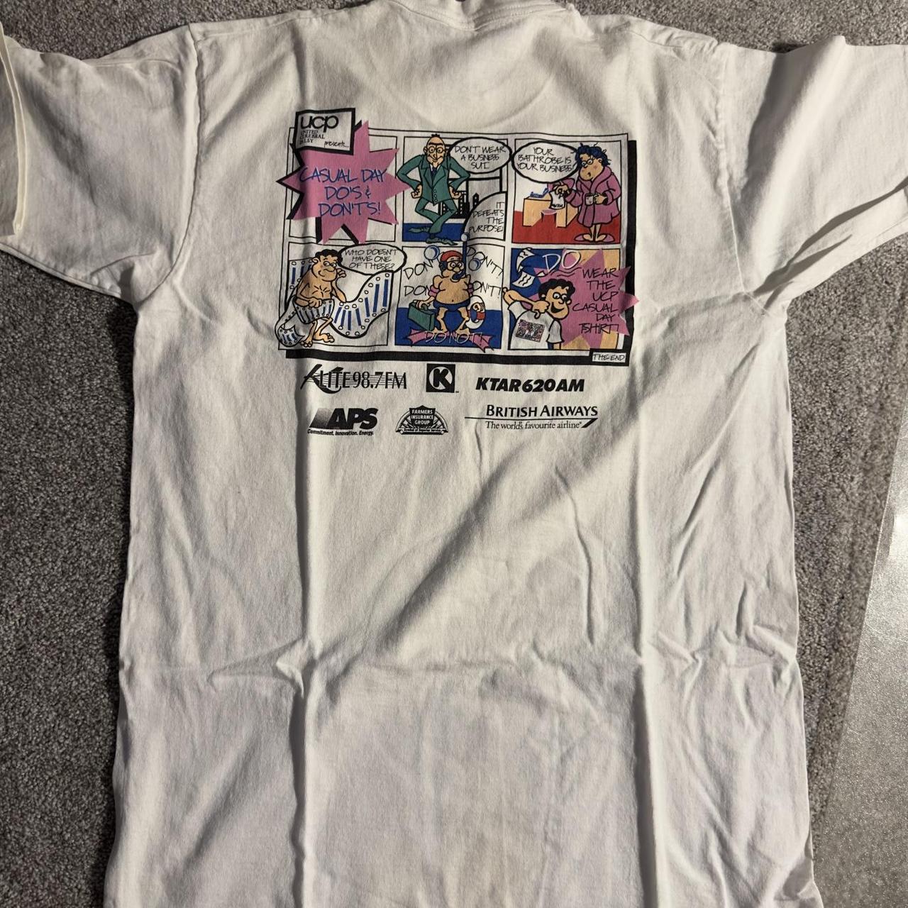 Graphic Tee L Slight Yellowing On Depop