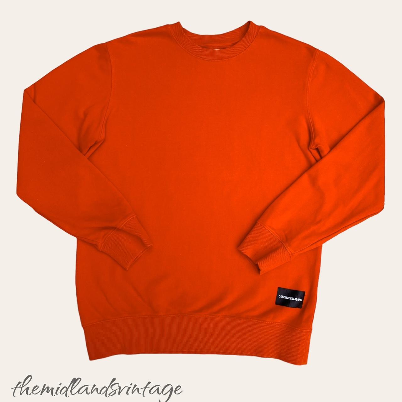 Calvin Klein sweatshirt Orange Calvin Klein