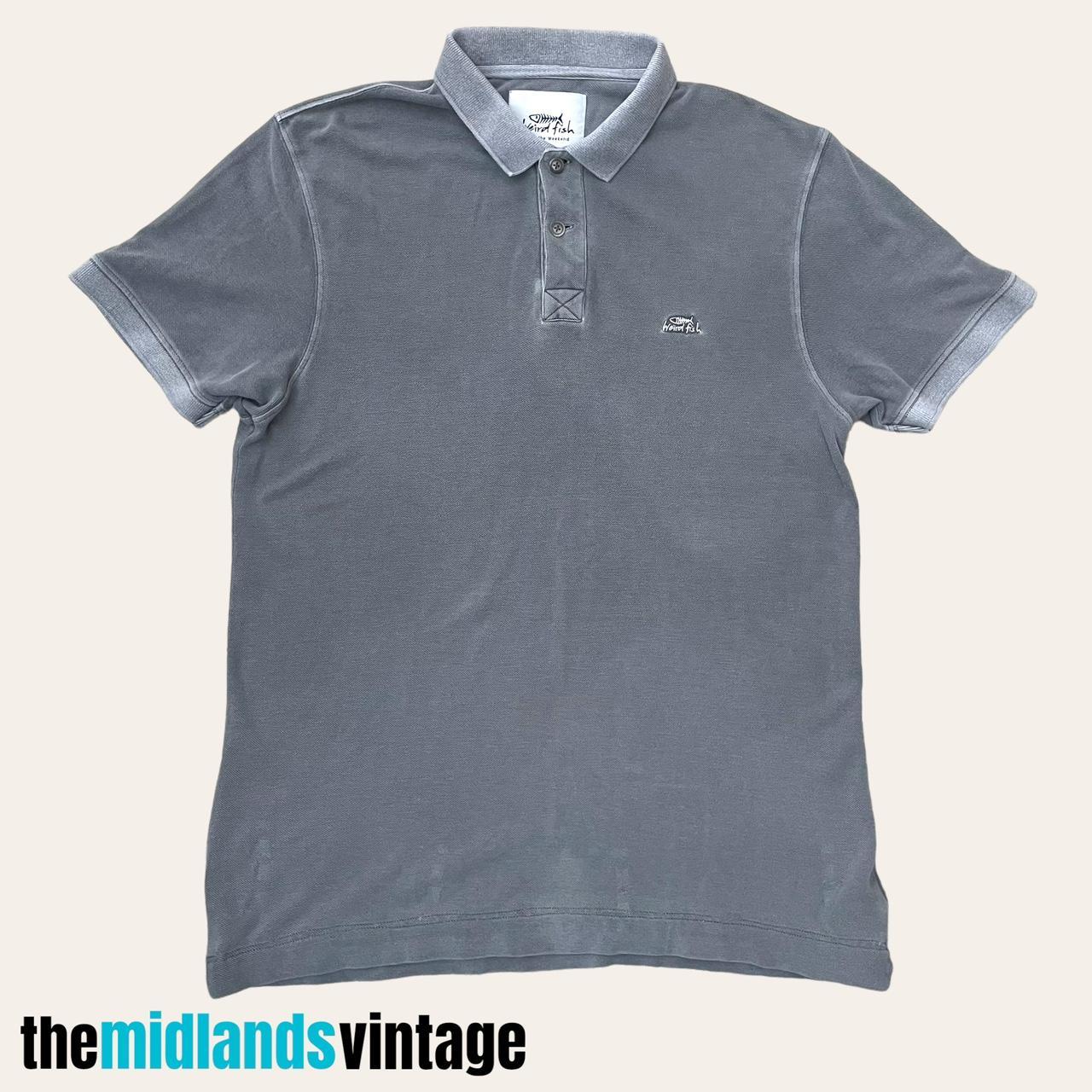 Y2K weird fish polo shirt Short sleeved weird fish... Depop