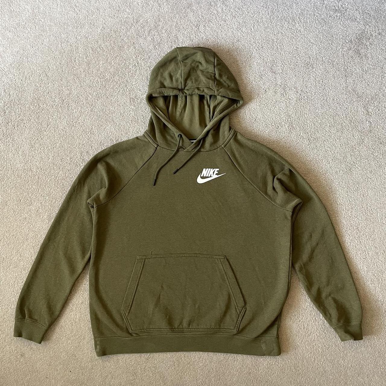 olive green womens nike hoodie