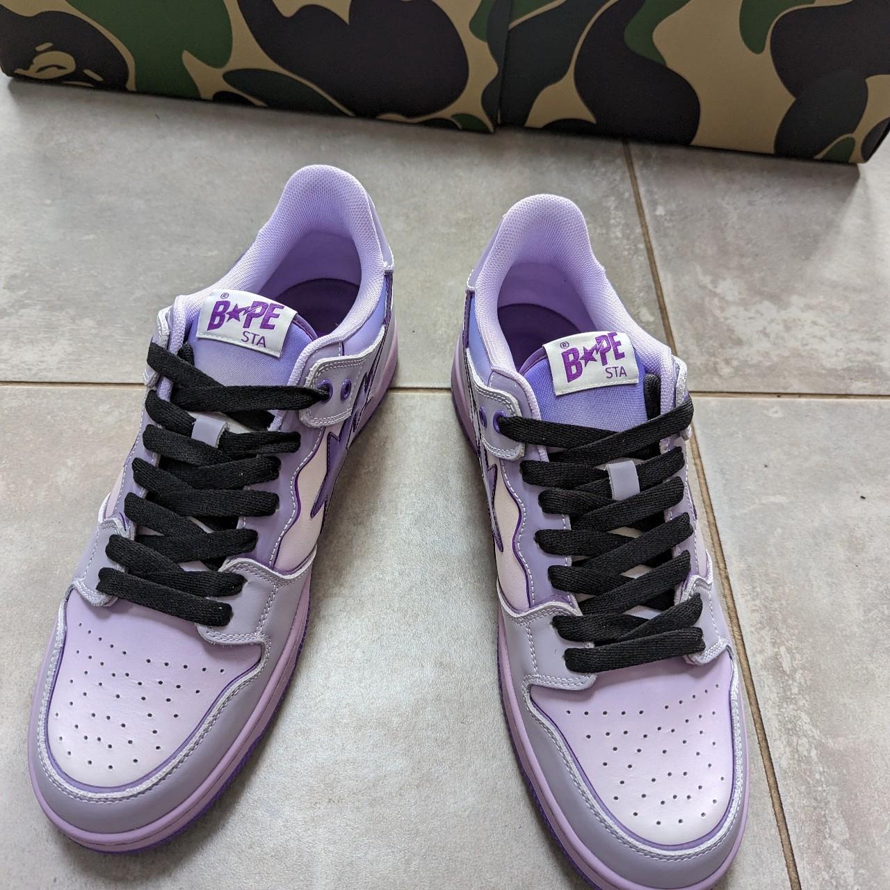 BAPE SK8 STA Purple Size US 11/UK 10 In perfect... - Depop