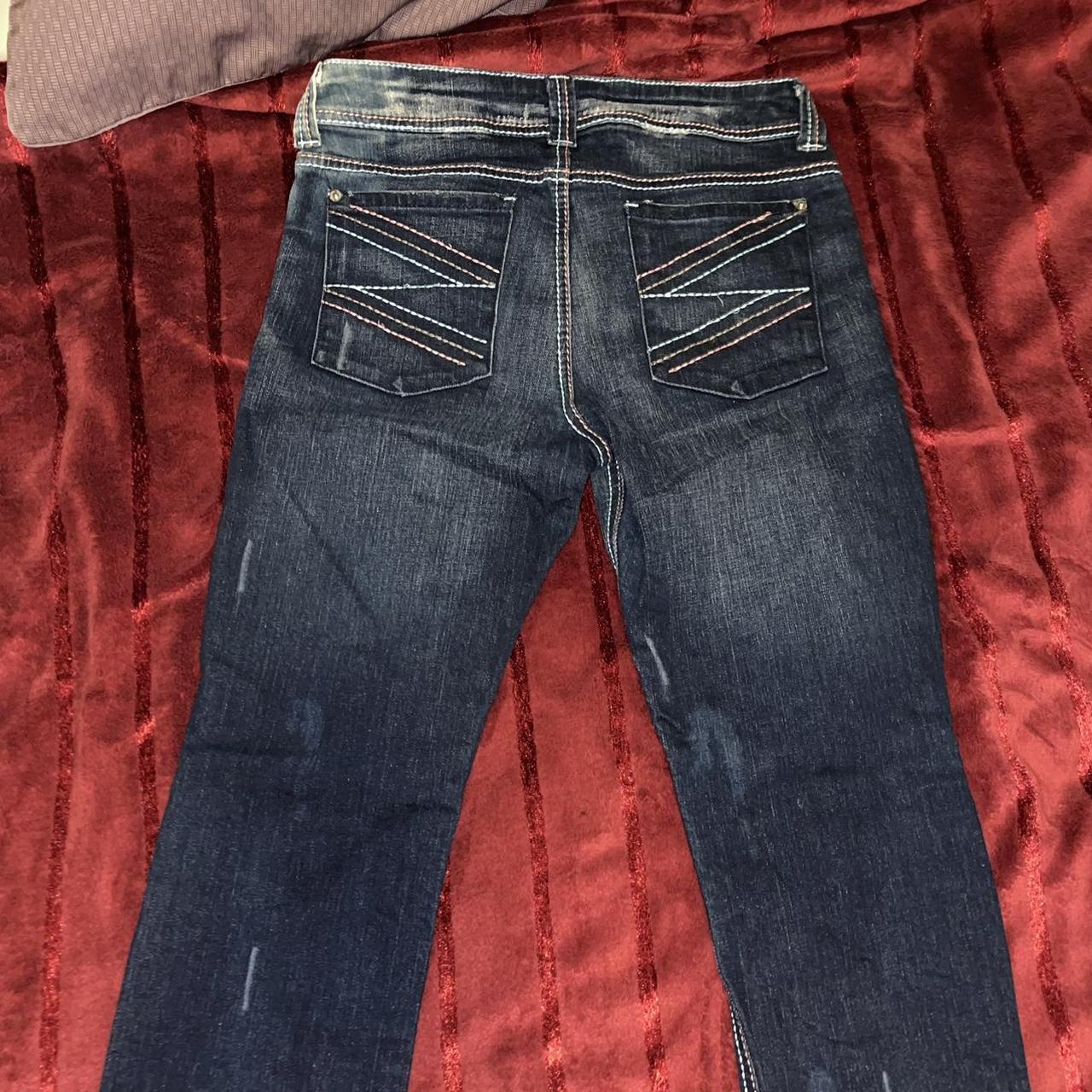 Serfontaine made in California denim jeans y2k, true... - Depop