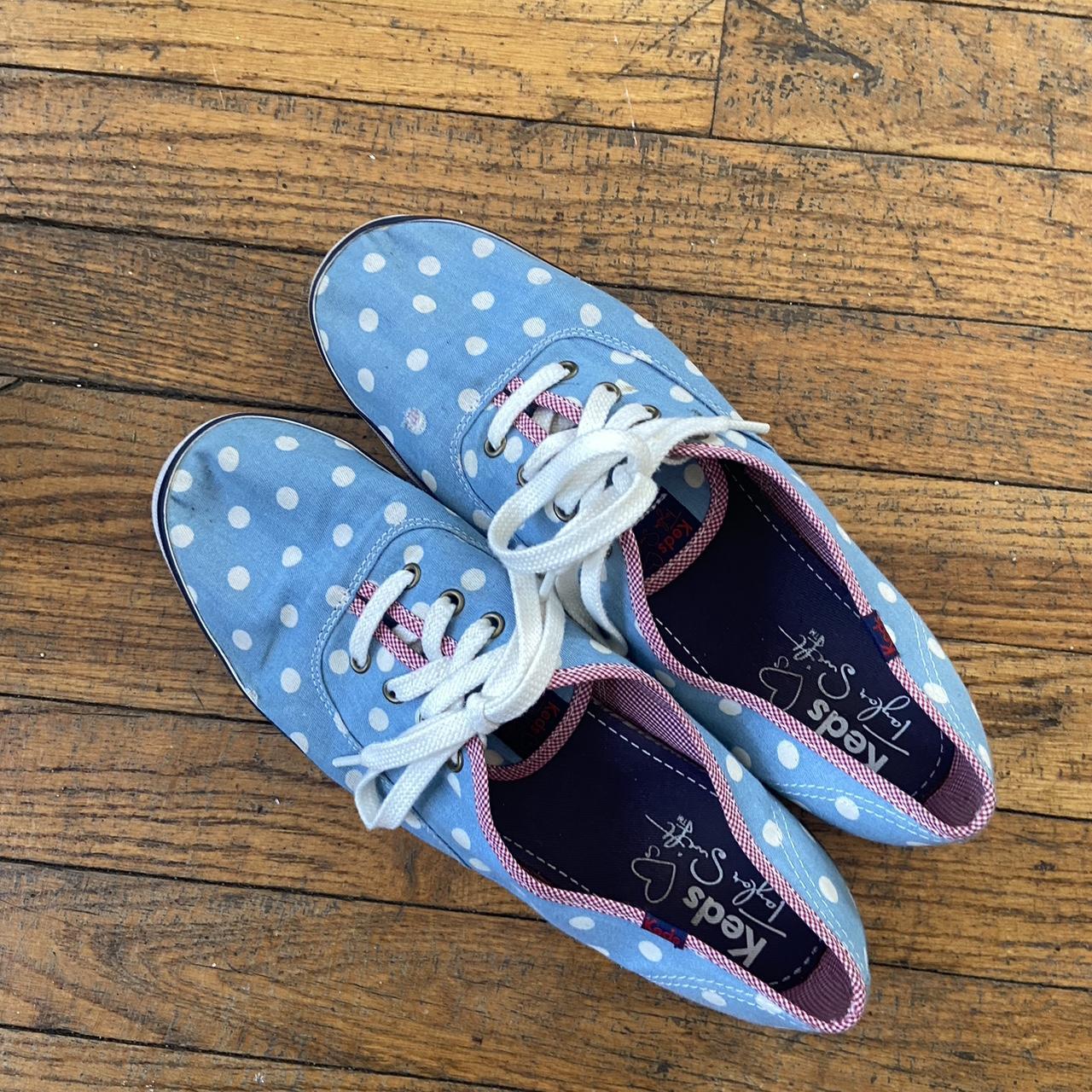 Taylor Swift Keds Women s 11 Keds in blue with polka. Depop