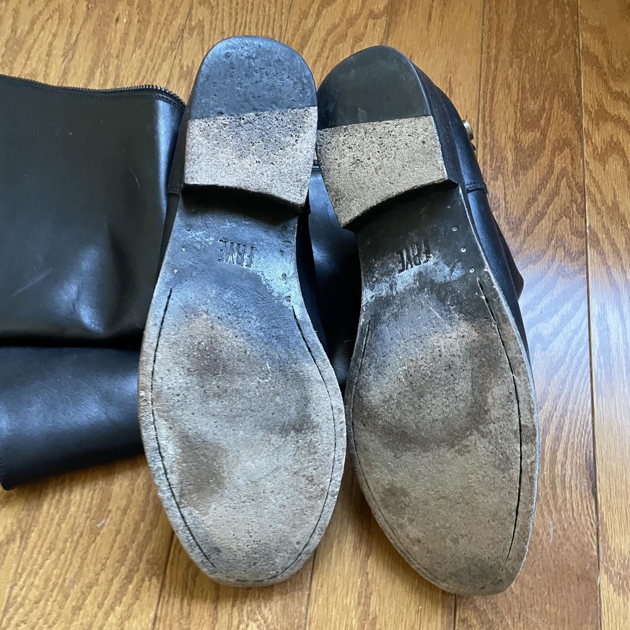 frye leather riding boots