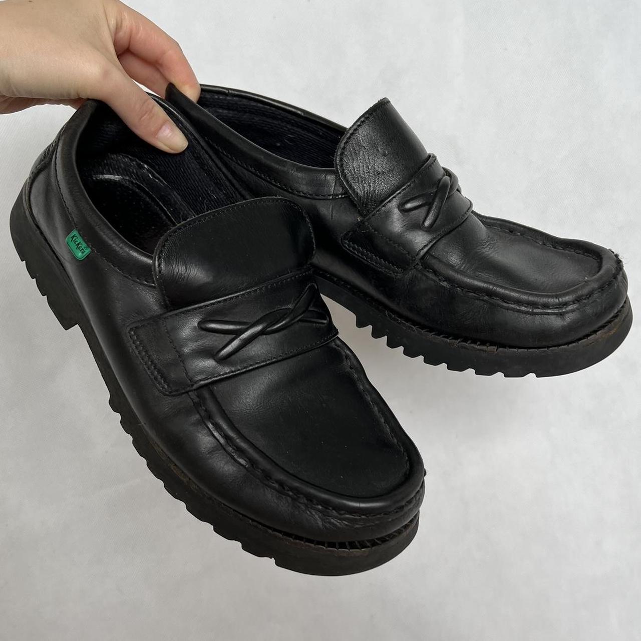 kickers platform loafers