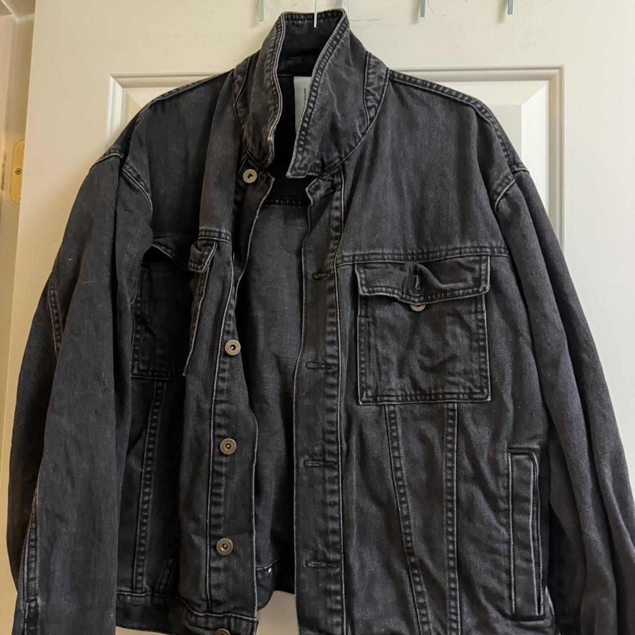 ASOS black jean jacket Depop