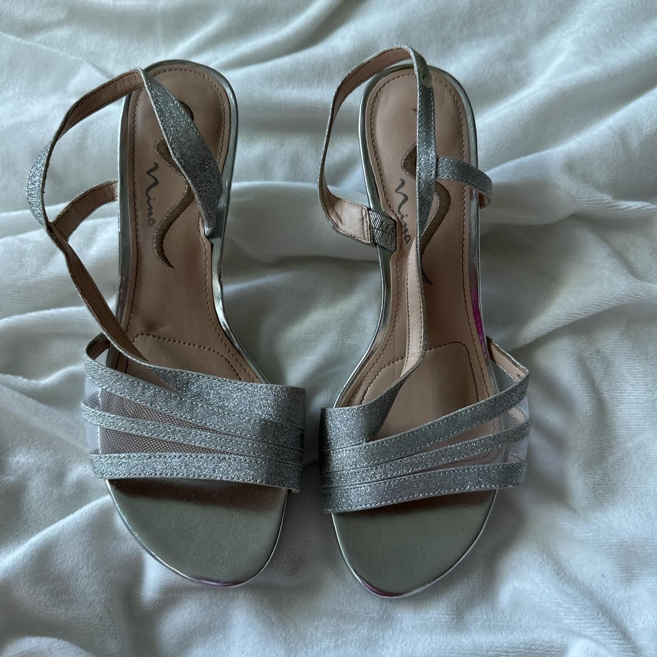 Shimmer heels - Depop