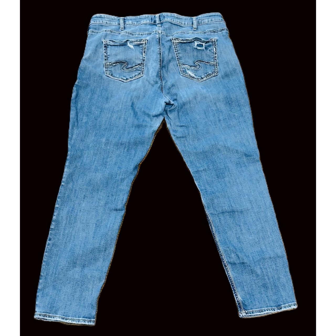 Silver Jeans Co. Women's Distressed Jeans - Blue … - image 2