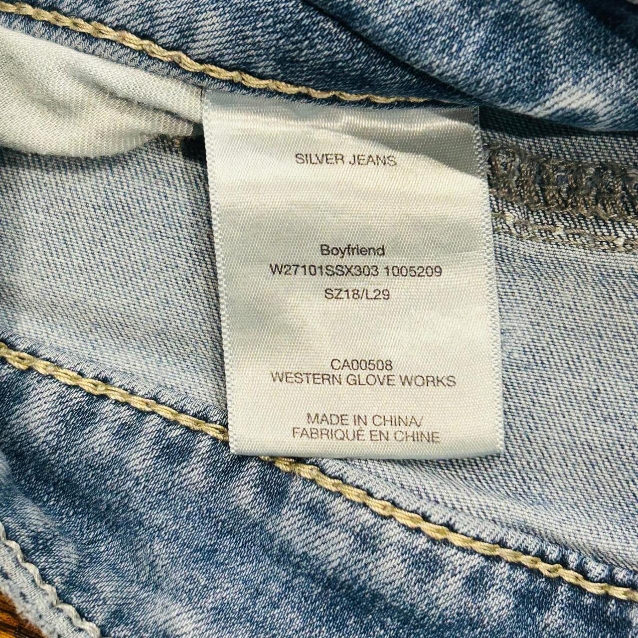 Silver Jeans Co. Women's Distressed Jeans - Blue … - image 3