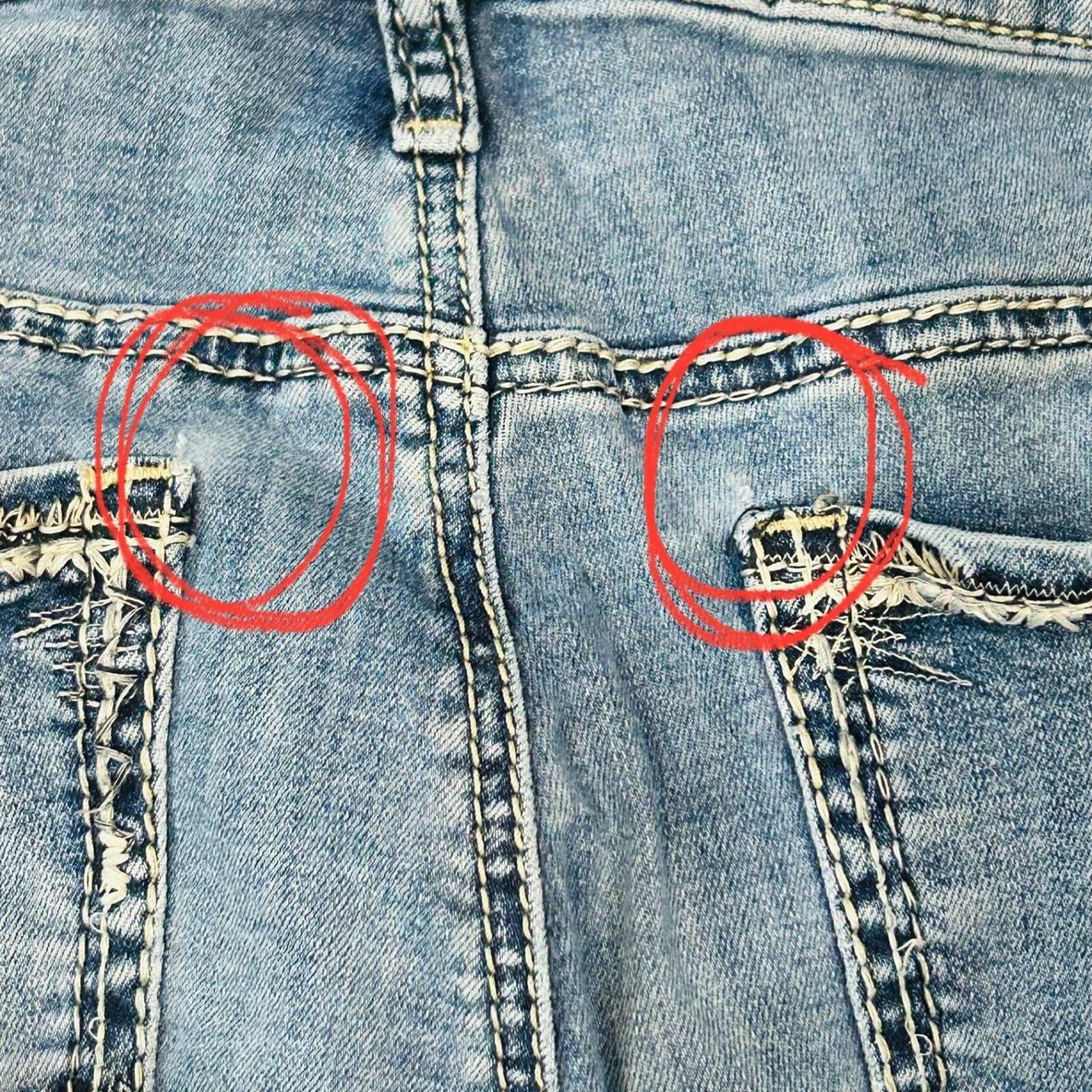 Silver Jeans Co. Women's Distressed Jeans - Blue … - image 8