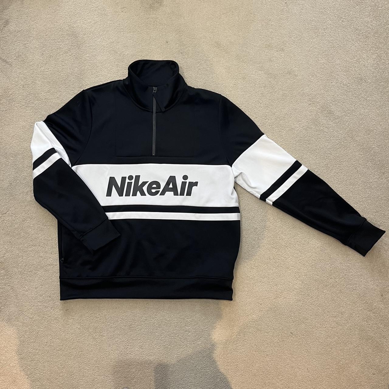 Nike Air Quarter Zip Black Size Small Great