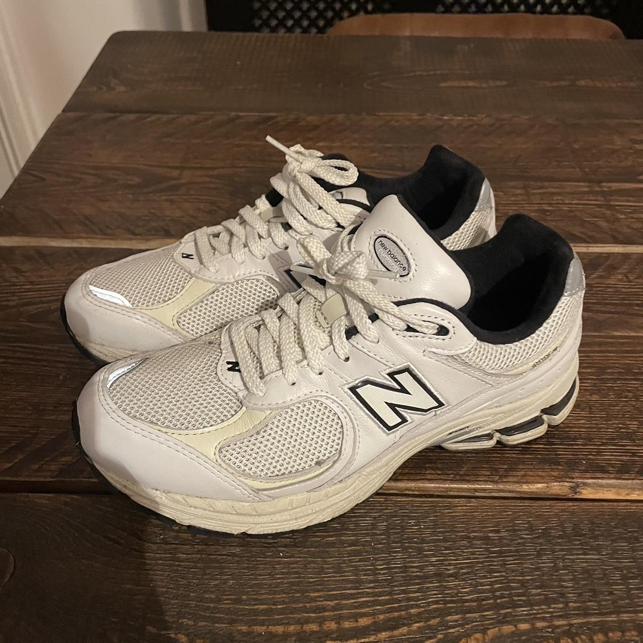 New Balance 2002R Sneakers. White. UK size 6.5. Worn... - Depop