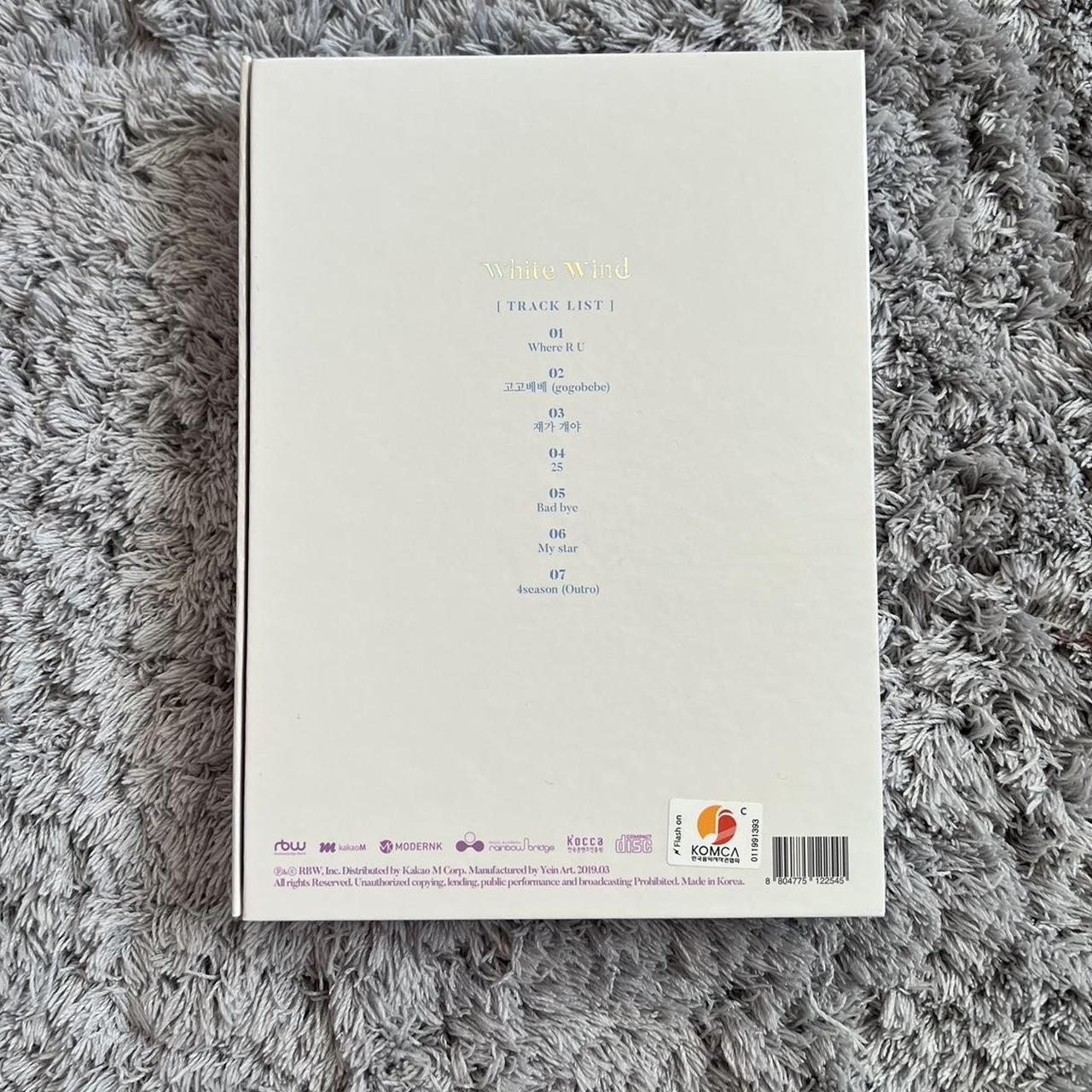 MAMAMOO white wind album in perfect condition, cd… - Depop