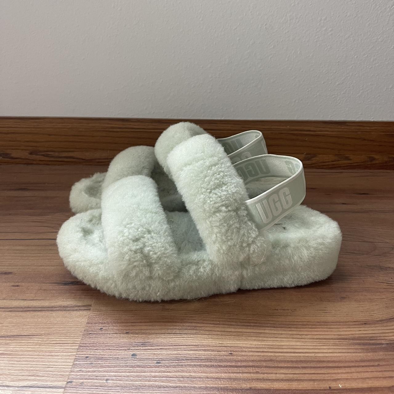 Mint Green Ugg Slippers Depop