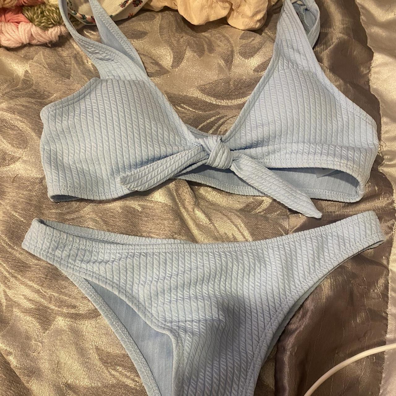 Women S Blue Bikinis And Tankini Sets Depop