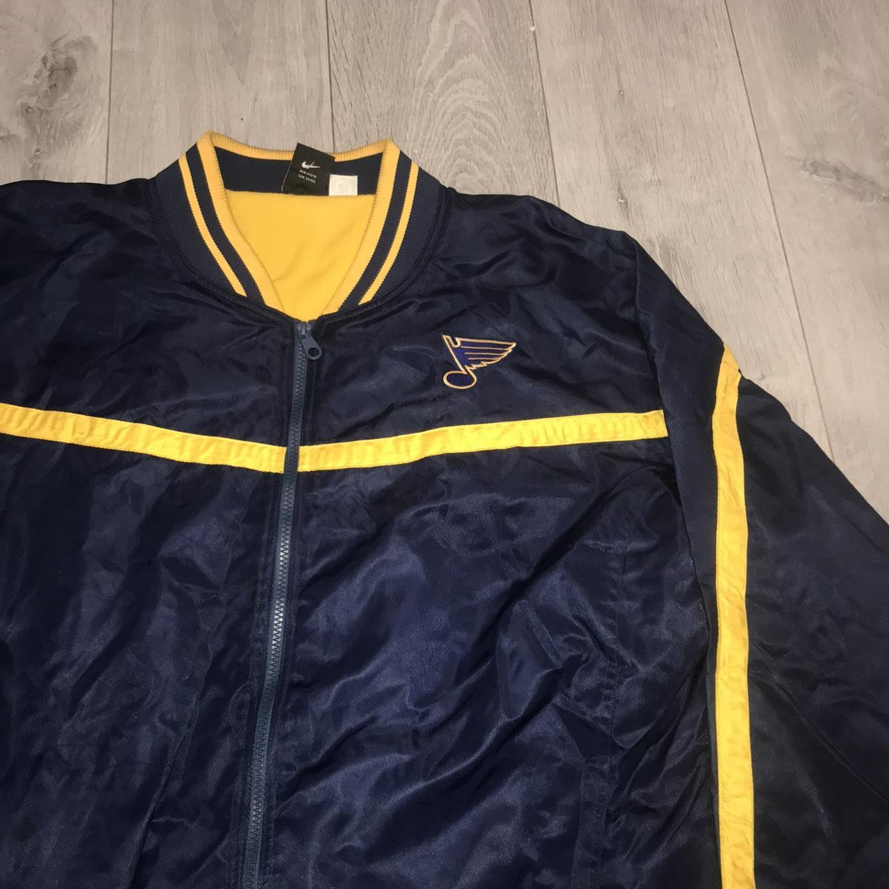 ジャケット・アウター NIKE Leather Varsity Jacket Navy&Yellow NIKE Leather Varsity Jacket Navy&Yellow