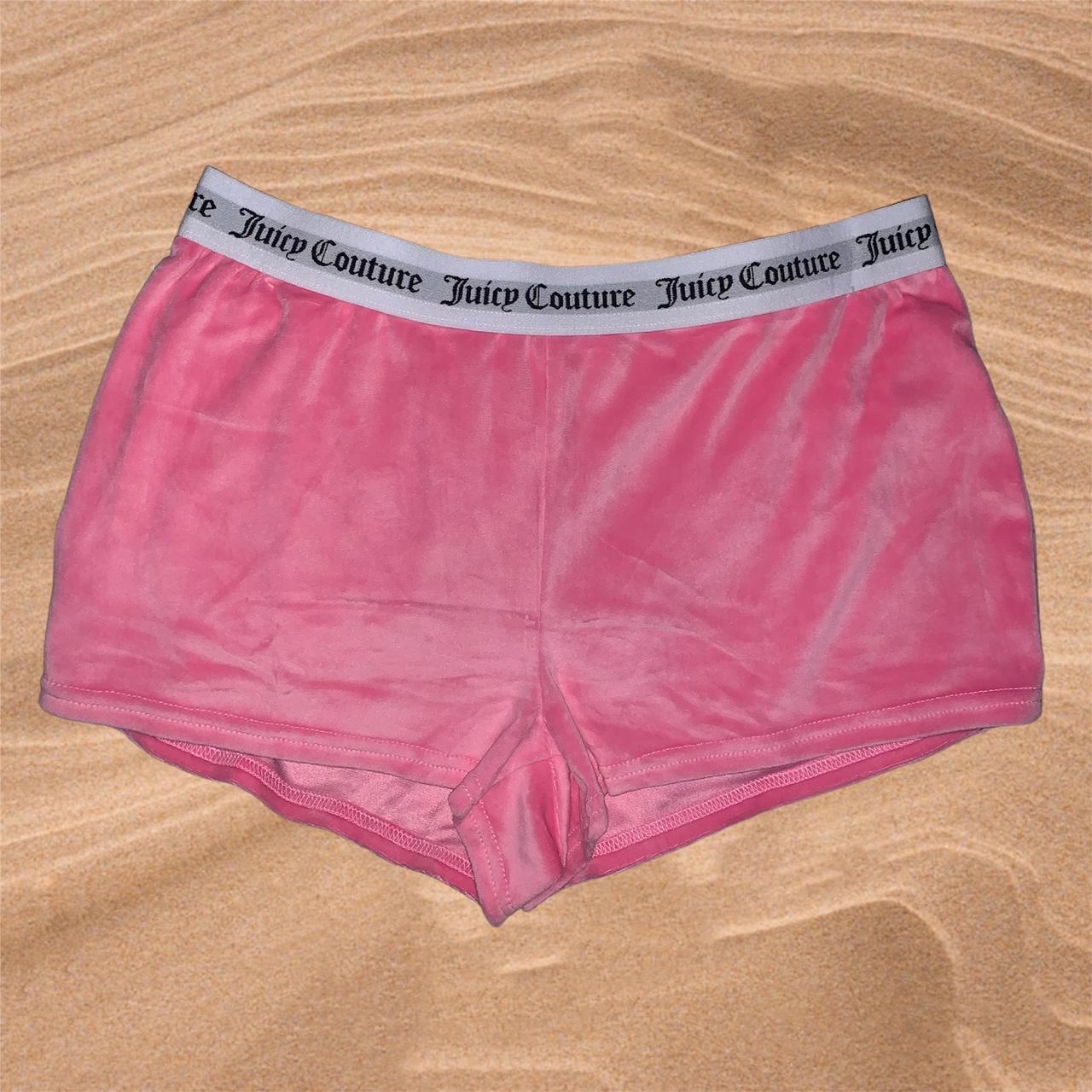 Juicy Couture Women's Silver and Pink Shorts (2)
