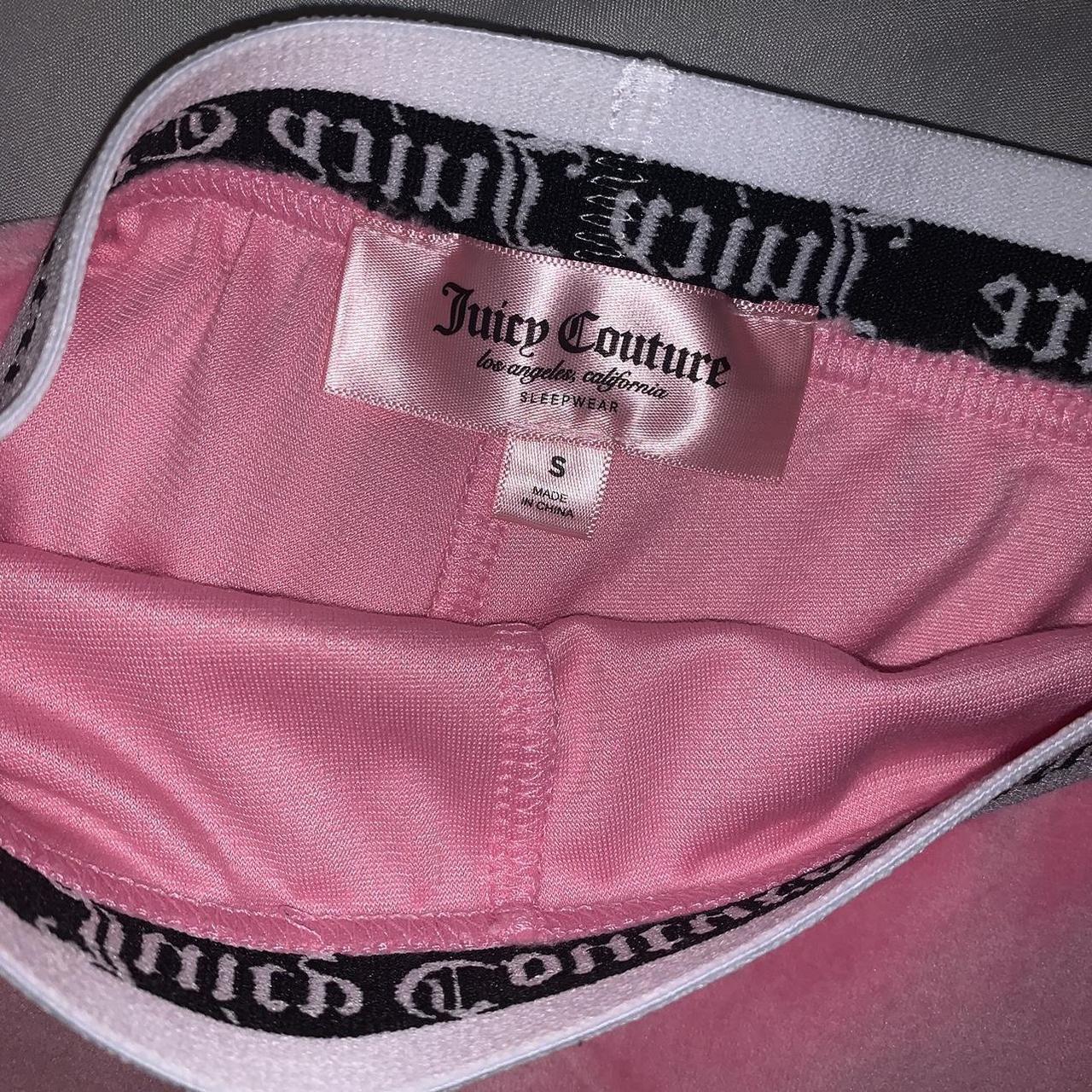 Juicy Couture Women's Silver and Pink Shorts (3)
