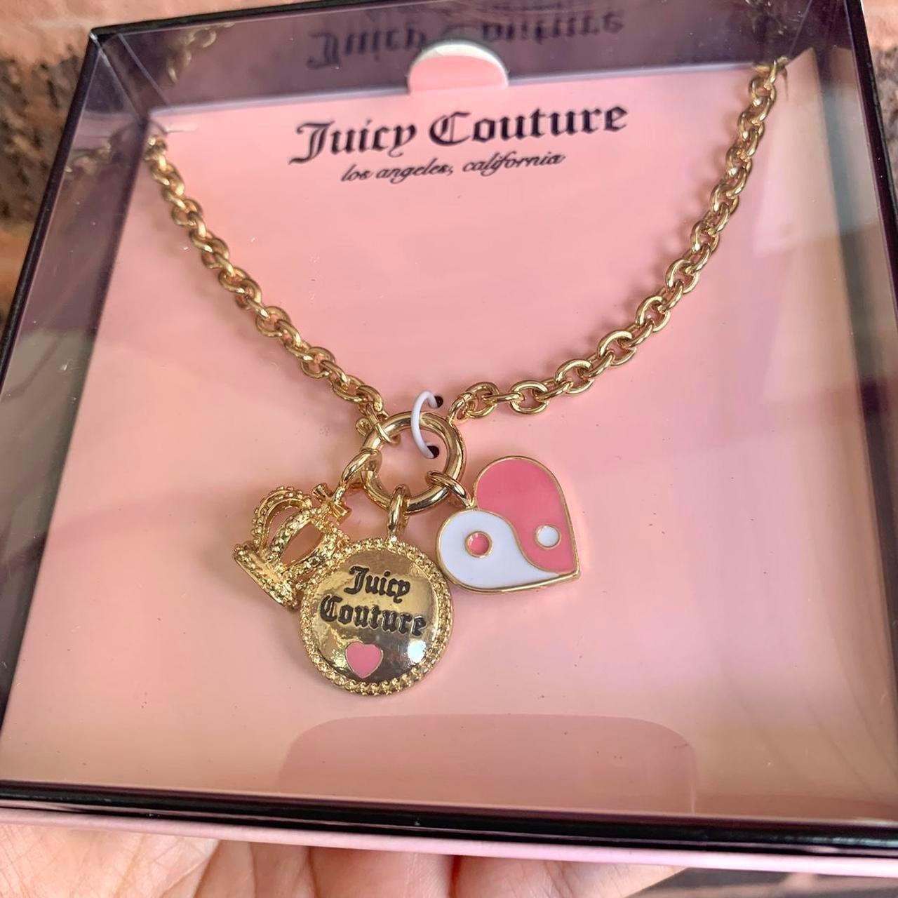 Juicy Couture Women S Gold And Pink Jewellery Depop