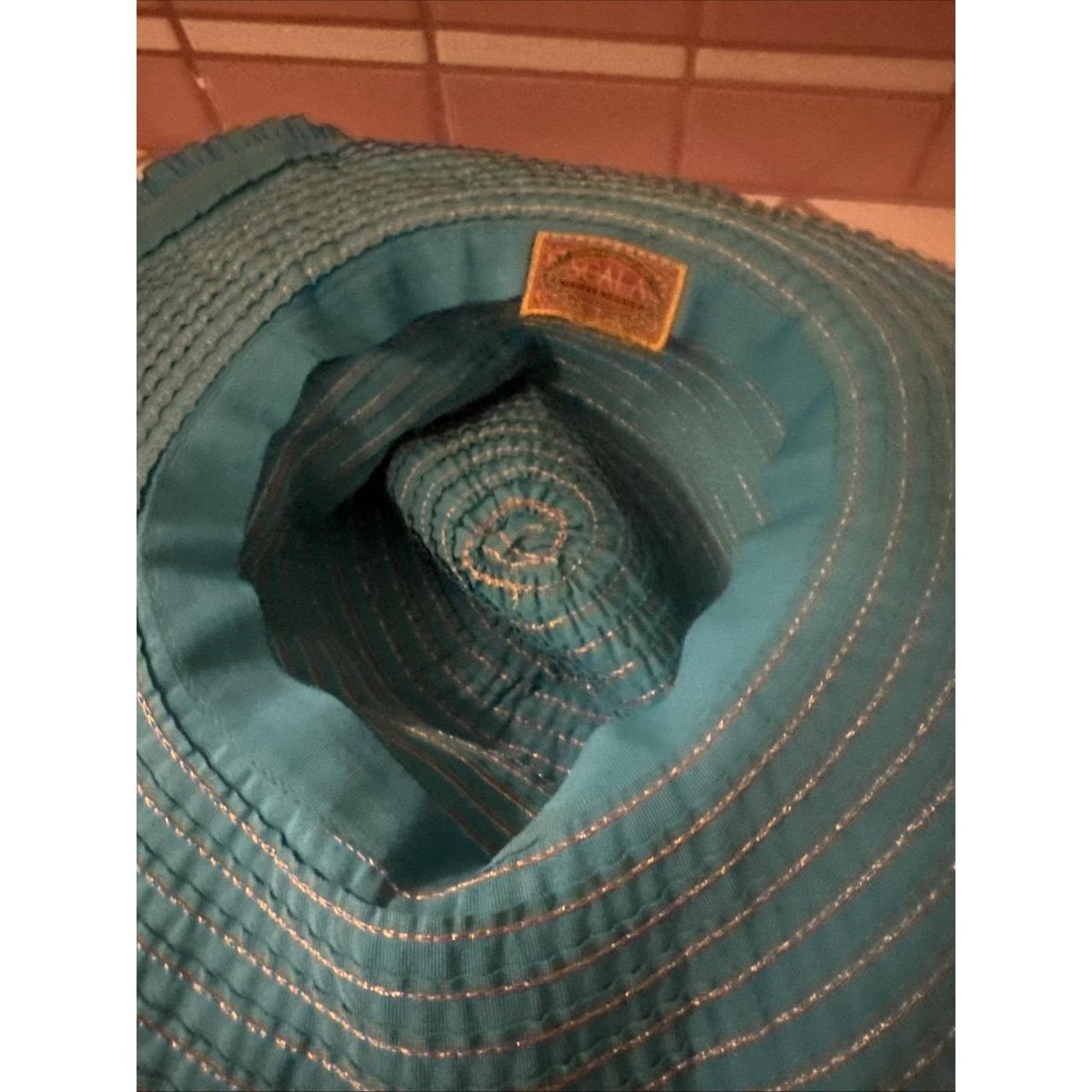 Scala Women's Straw hats - Blue – Scala Wide Brim… - image 5