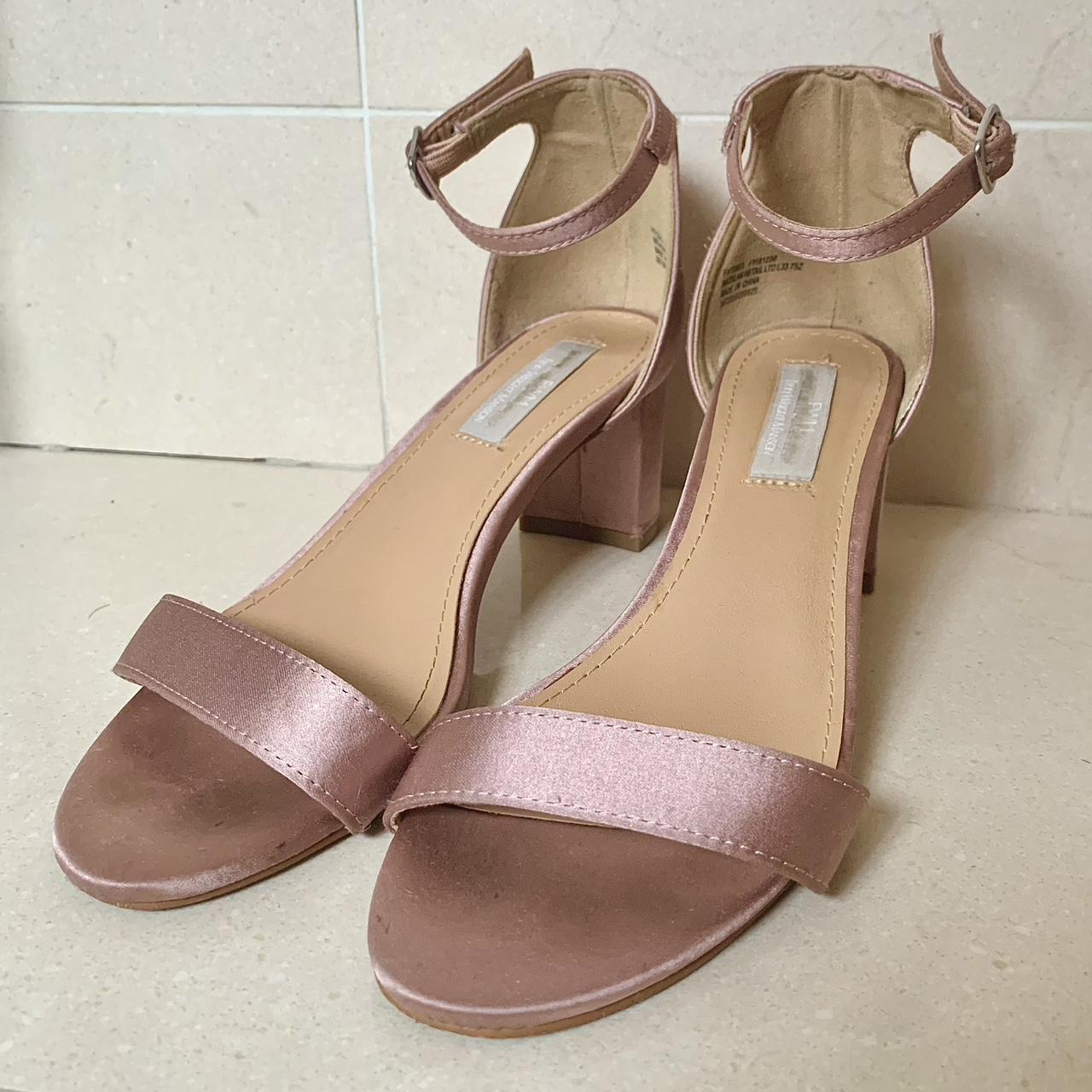 elegant rose gold satin Matalan block style... Depop