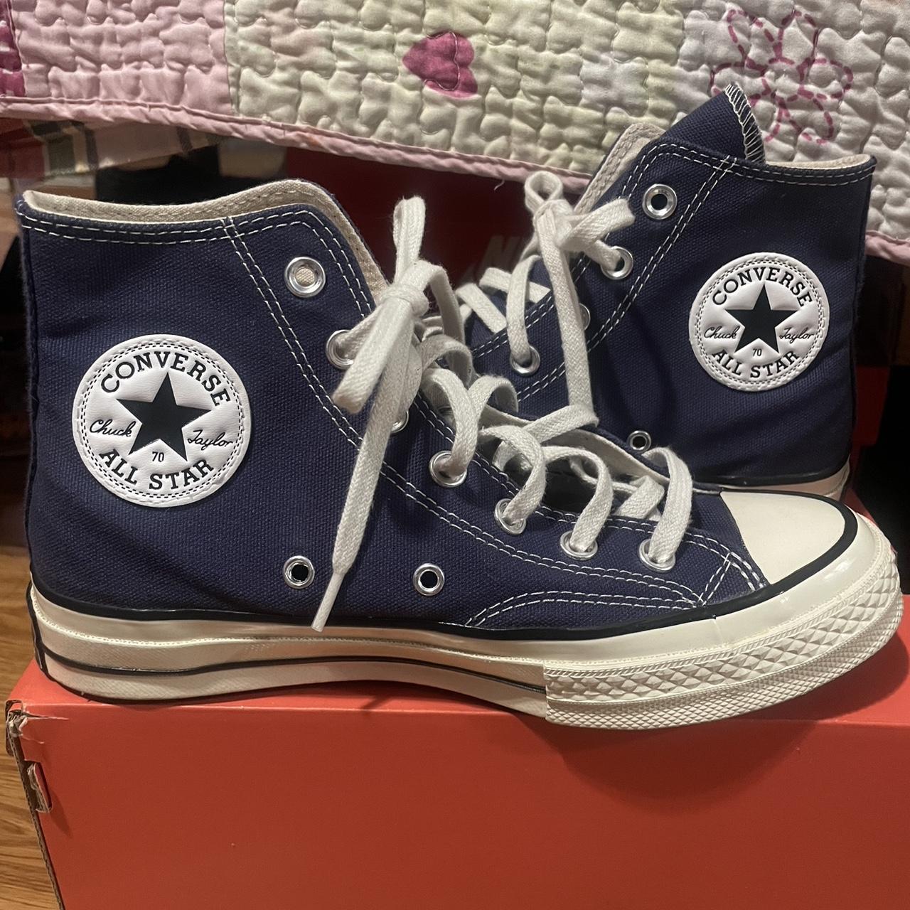 Converse Women's Sneakers Navy/Blue US – Navy Blue Hightop