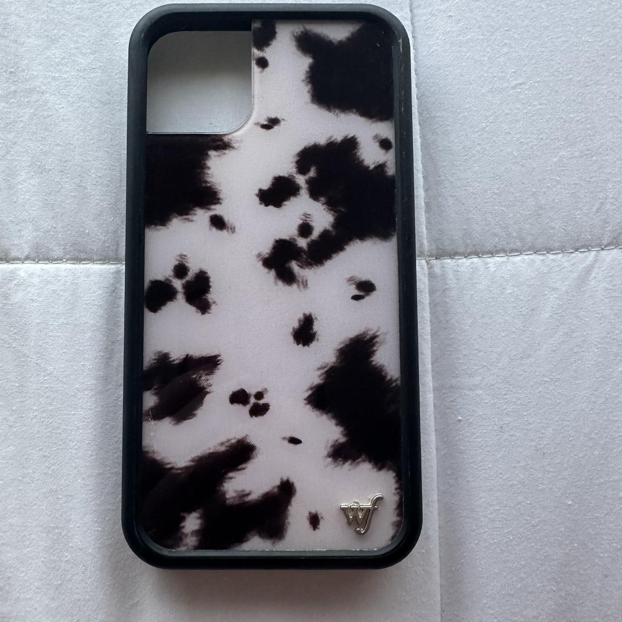 cow print wildflower iphone 11 case loved this but... - Depop