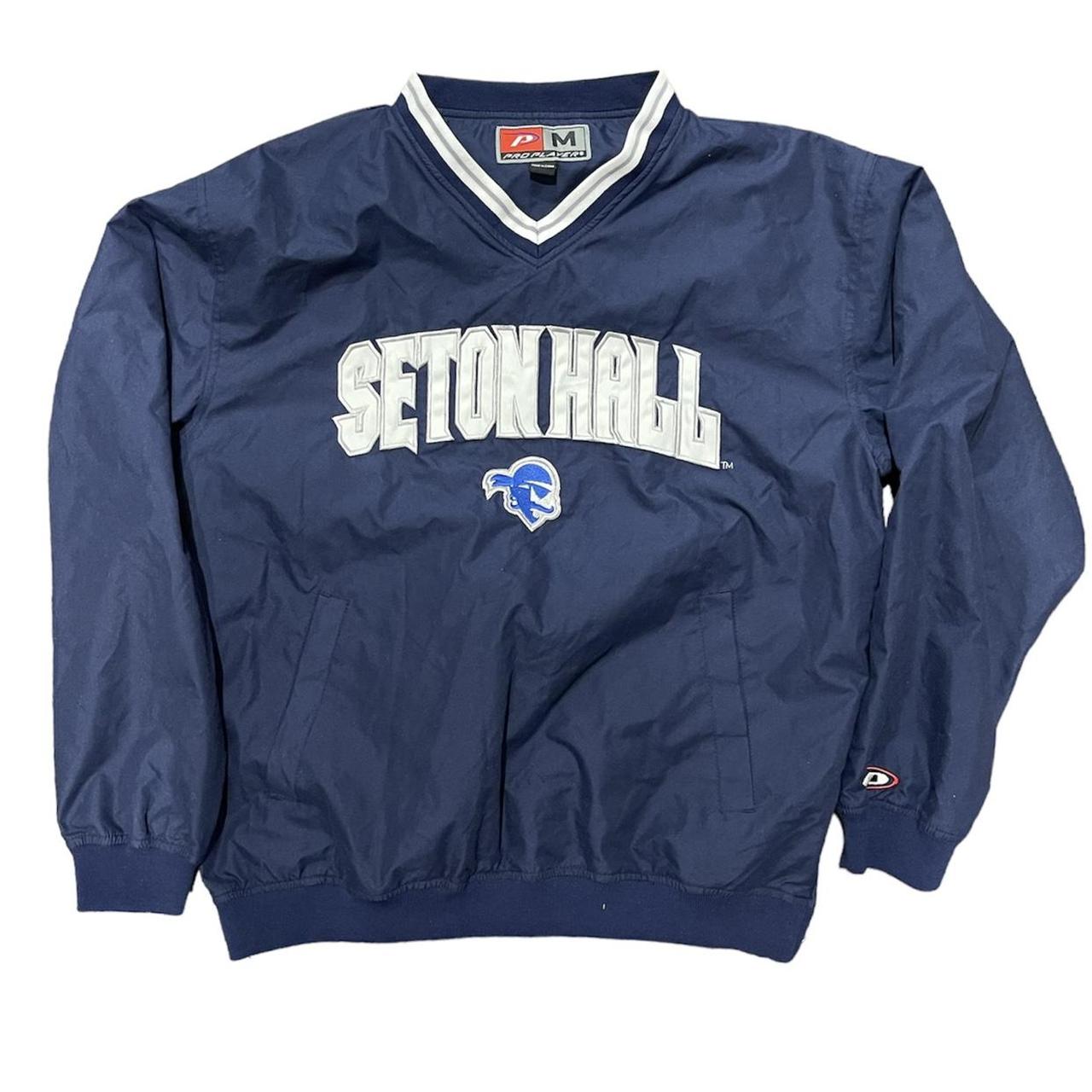 “seton hall” sweatshirt. size m oversized... Depop