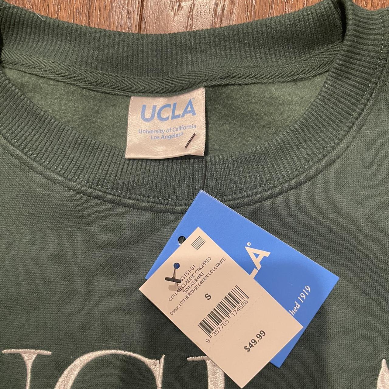 cotton on ucla collegiate cropped crew neck. size s Depop