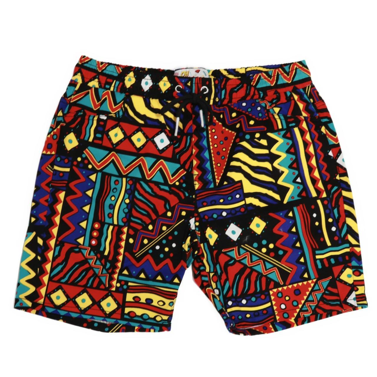 Art pattern painting design men’s short...