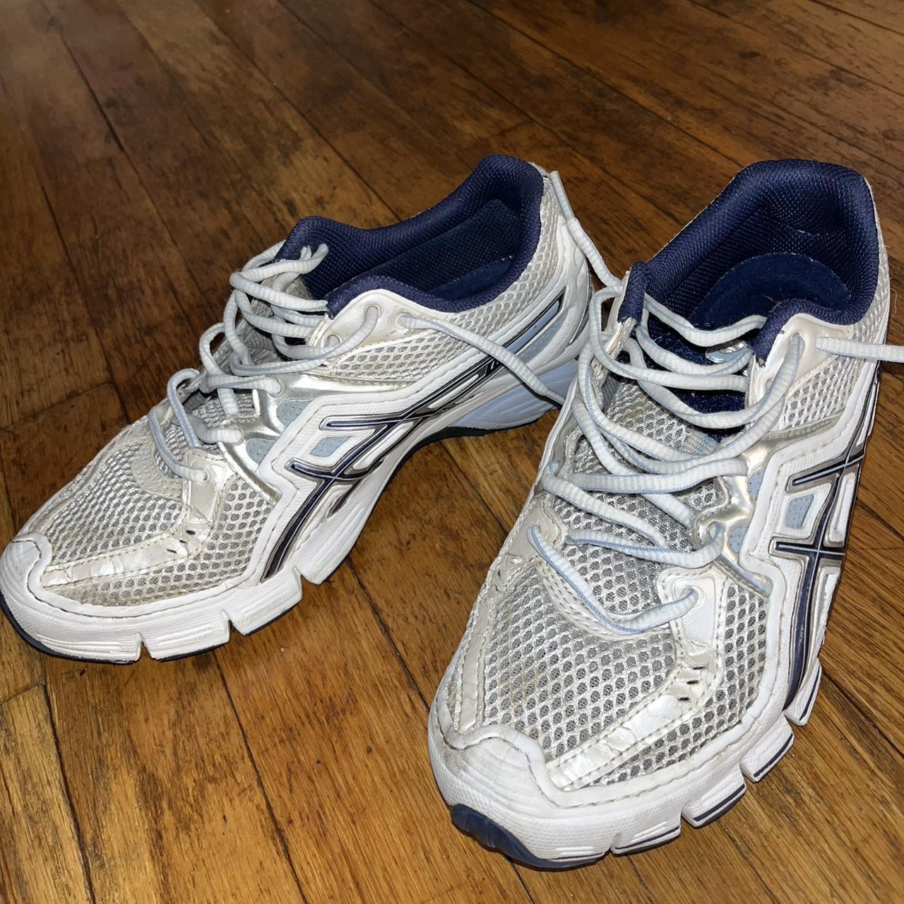 asics shoes navy blue