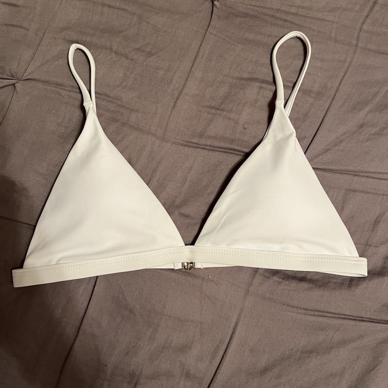 SHEIN Women's White Bikiniandtankinitops Depop