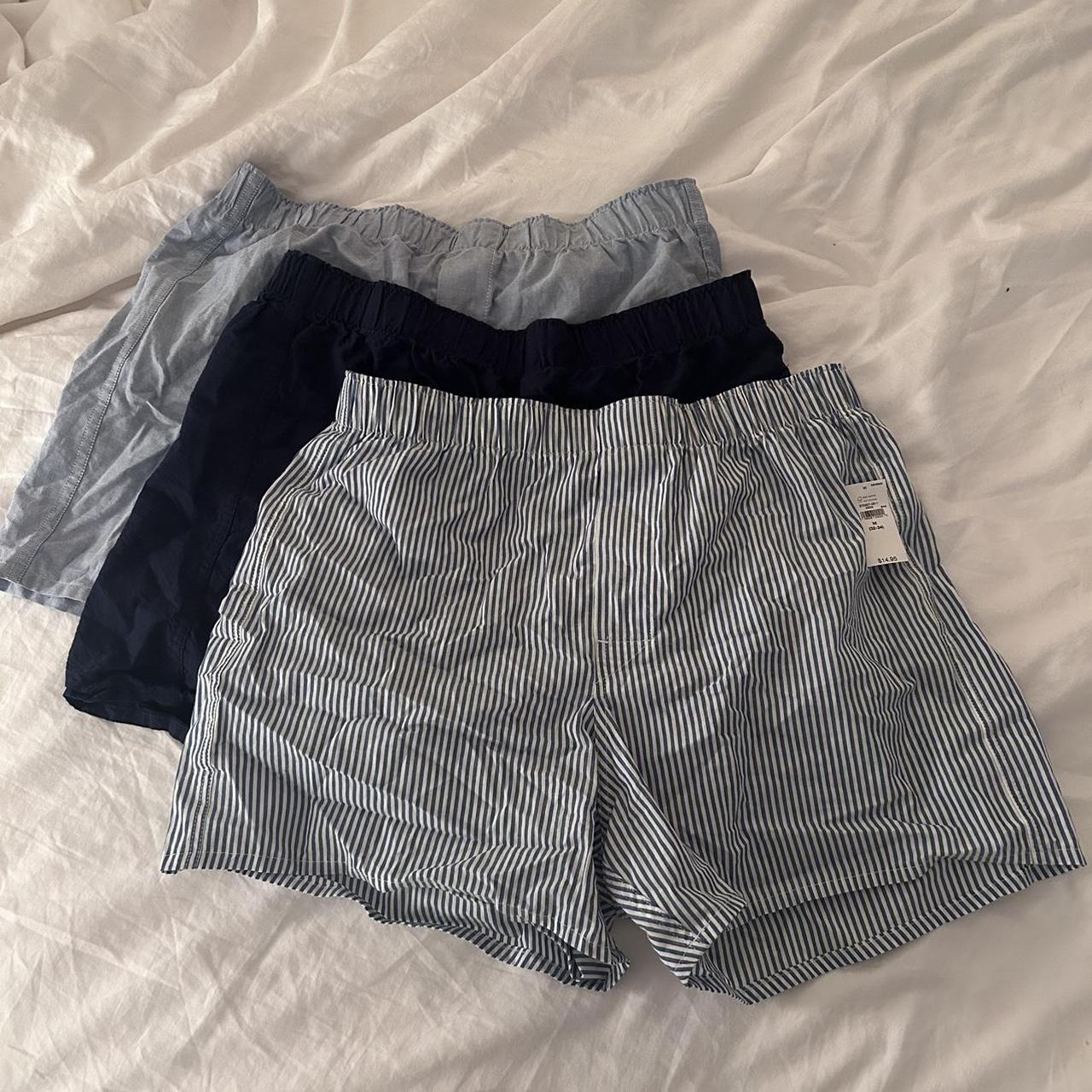 Boxer shorts Set of 3 boxers from gap : blue and... - Depop